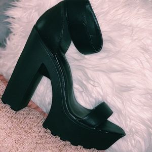Black Platform Heels